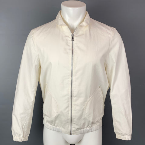 O'KEAN &amp; Co Talla 36 Chaqueta con cremallera de algodón blanquecino