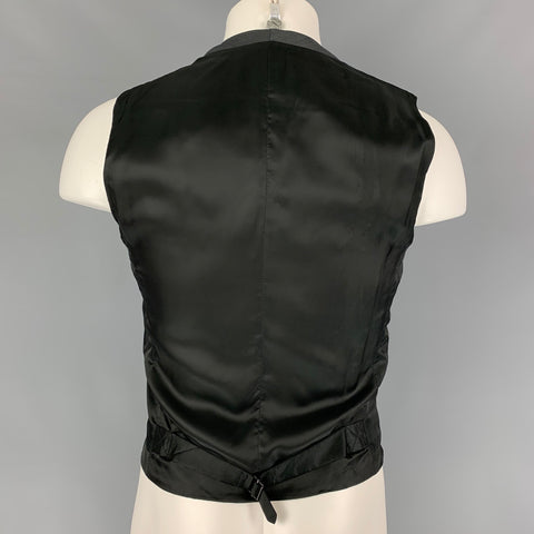 CLOAK Taille S Gilet boutonné en laine mohair anthracite