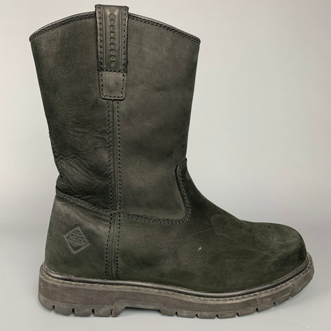 MUCK Taille 10 Bottes à enfiler imperméables en daim noir