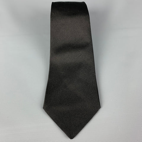 GIORGIO ARMANI Black Silk Neck Tie