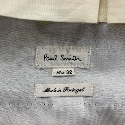 PAUL SMITH Size 38 Purple Pink Color Block Wool Nylon Notch Lapel Suit