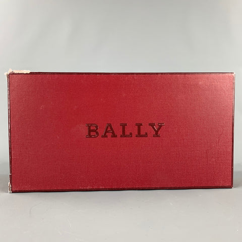 BALLY Garrett Size 8 Black Patent Leather Lace Up Shoes
