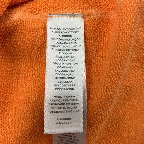 MARC JACOBS x PEANUTS Size L Orange Black Graphic Cotton Crew-Neck Sweatshirt