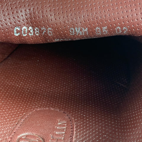COLE HAAN Size 9.5 Tan Textured Leather Contrast Stitch Loafers