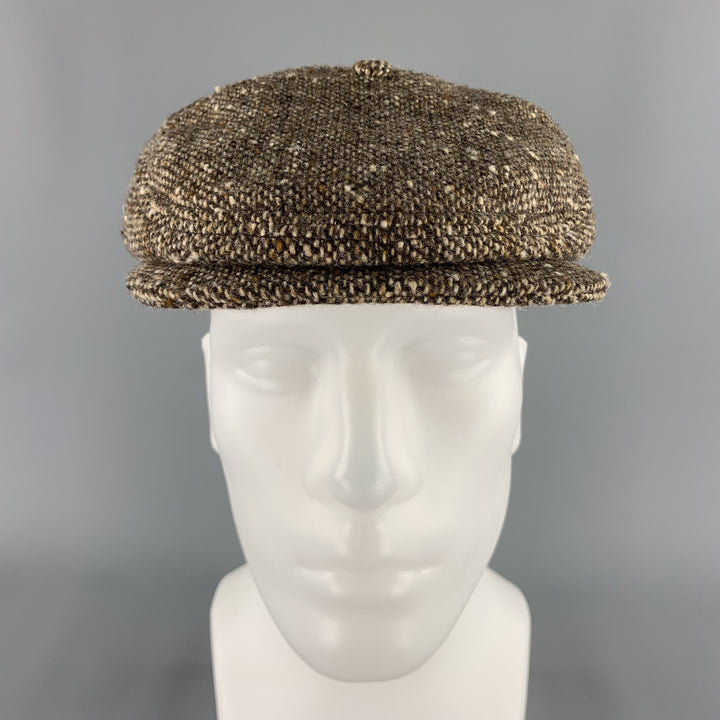 GOORIN BROTHERS Size XL Brown Tweed Wool Hat