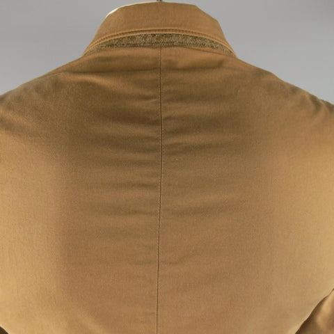 MAISON MARTIN MARGIELA 38 Tan Brown Cotton Chino Casual Suit