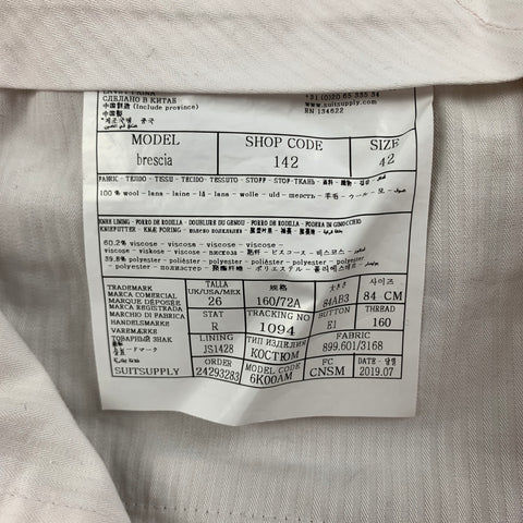 SUITSUPPLY Size 34 Camel Wool Single Breasted Suit