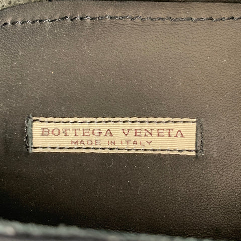 BOTTEGA VENETA Size 9 Black Woven Slip On Loafers