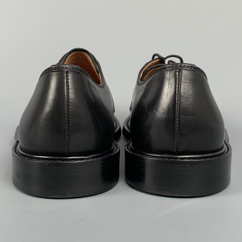 PAUL SMITH Size 12 Black Leather Lace Up Dress Shoes