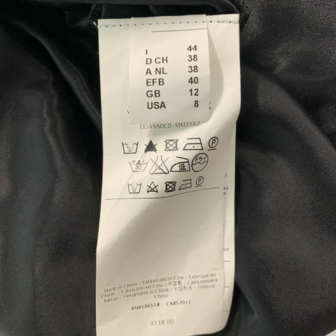 M MISSONI Vestido de punto de mezcla de lana negro talla 8