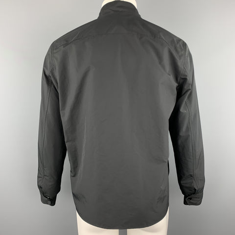 RAG & BONE Size M Black High Collar Full Zip Jacket