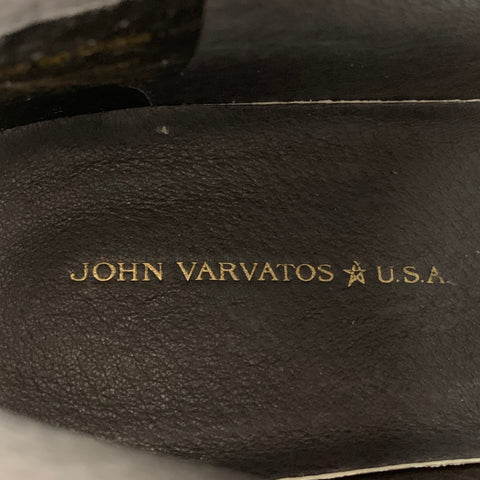 JOHN VARVATOS Size 8 Grey Suede Lace Up Brooklyn Boots