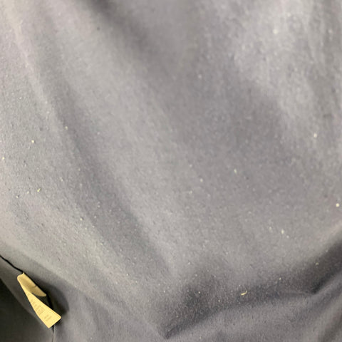 A.P.C. Size L Black Polyester Blend Hidden Buttons Trenchcoat