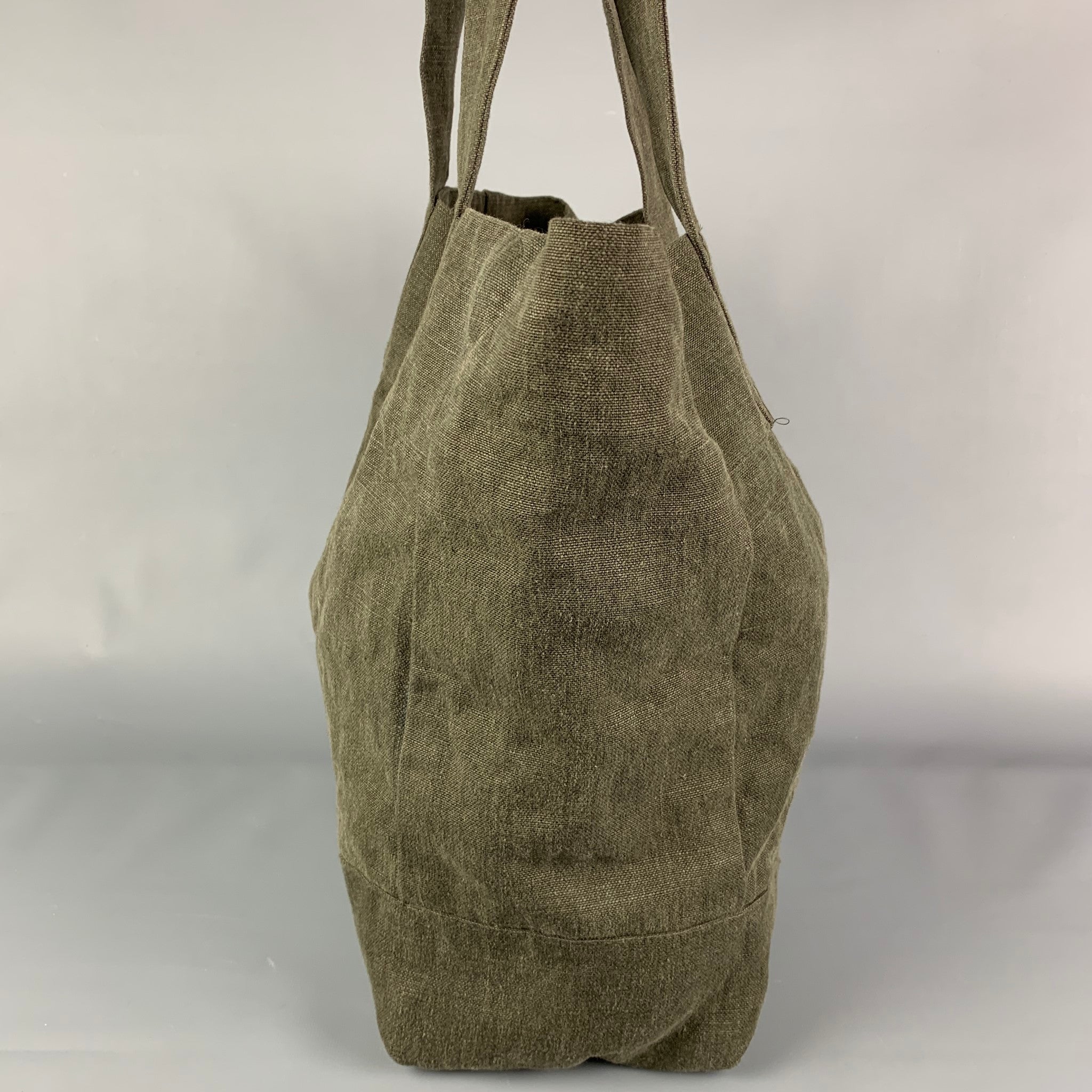 FREEMANS SPORTING CLUB Olive Linen Tote Bag