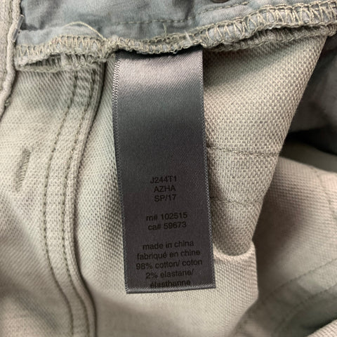 JOHN VARVATOS Taille 32 Jean gris clair en coton élasthanne
