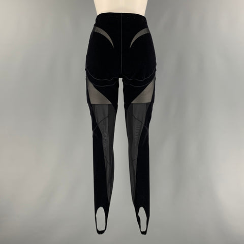 WOLFORD Taille S Leggings Jodhpurs Découpés Noirs
