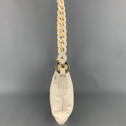 MARC JACOBS Cream Leather Shoulder Strap Handbag