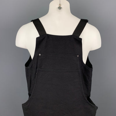 RIP VAN WINKLE Size One Size Black Canvas Worker Vest