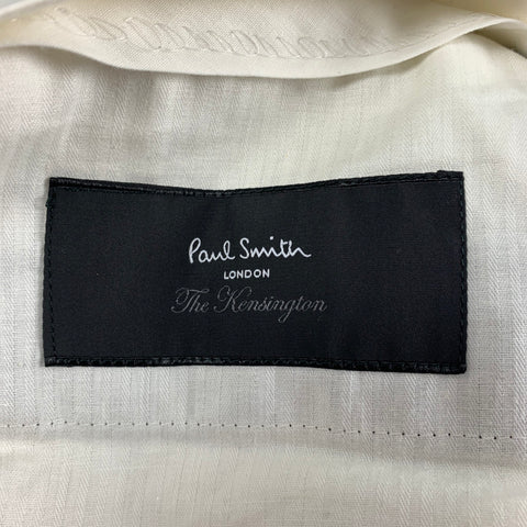 PAUL SMITH The Kensington Size 30 Black Wool Zip Fly Dress Pants