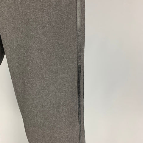 Y-3 Size M Grey Charcoal Polyester Blend Drawstring Casual Pants