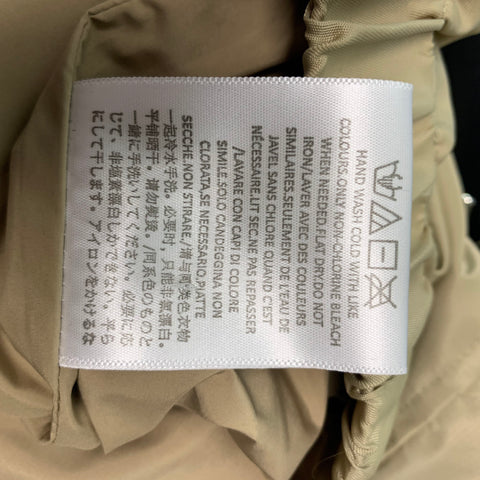 ESSENTIALS  Size L Khaki Nylon 3/4 Sleeves Jacket