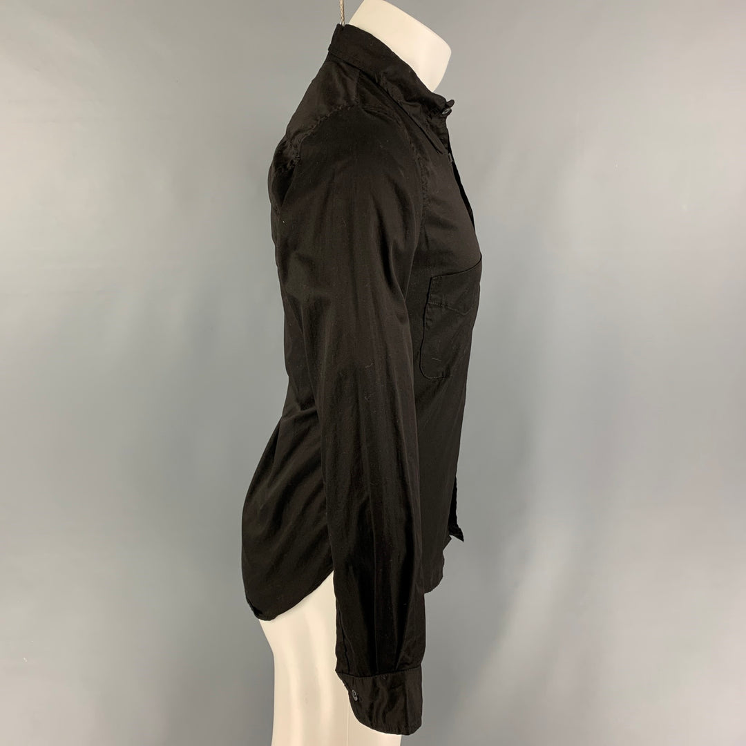 PAUL HARNDEN Size XS Black Cotton Long Sleeve Shirt – Sui Generis 