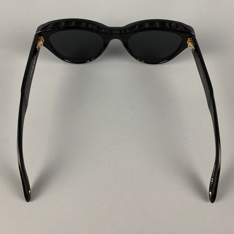 GIVENCHY Black Acetate Cat Eye Sunglasses