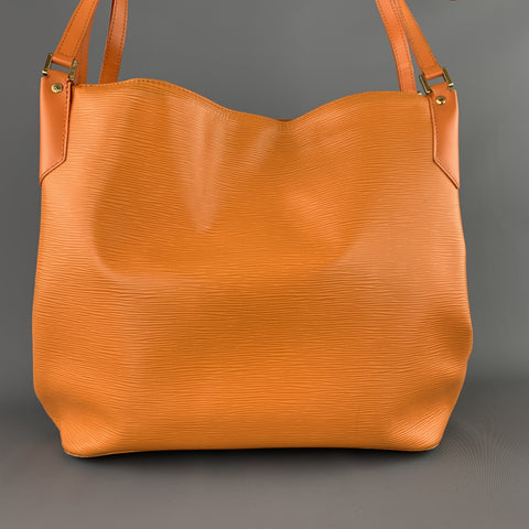 LOUIS VUITTON Orange Epi Leather MANDARA MM Large Shoulder Bag