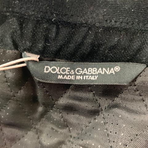 DOLCE & GABBANA SS 15 Size 40 Emerald Green Black Silk Embroidered Torero Vest Jacket