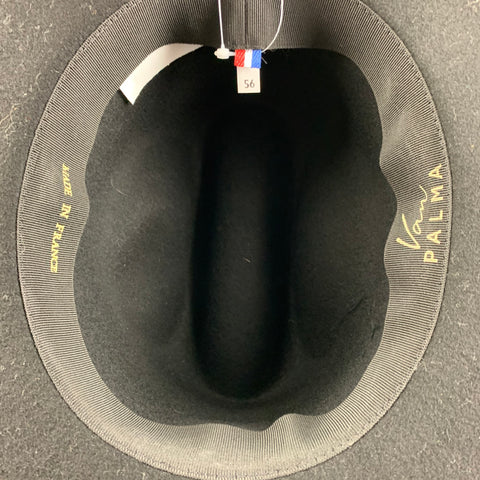VAN PALMA Black Wool Hat