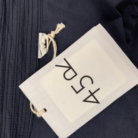 45rpm Size XL Indigo Cotton Button Down Long Sleeve Shirt