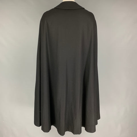 J.PETERMAN Size L Black Red Cape