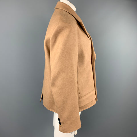 MERYL ROGGE Taille 6 Veste croisée en laine sergée camel