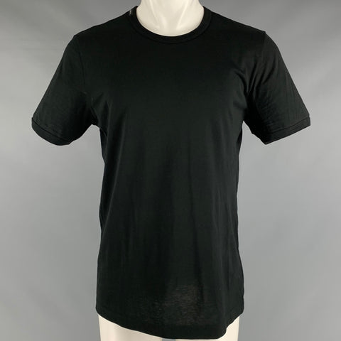 DOLCE &amp; GABBANA Taille M T-shirt à col rond en coton noir