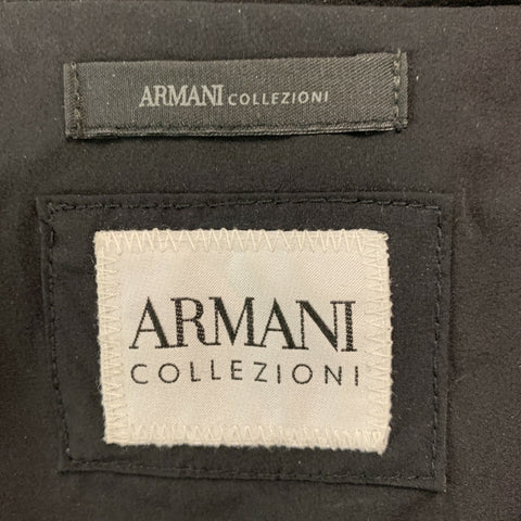 ARMANI COLLEZIONI  Size S Black Poliammide Windbreaker Jacket