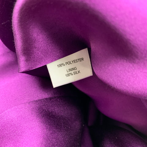 PRABAL GURUNG Size 6 Purple & Fuchsia Polyester Sequined Dress