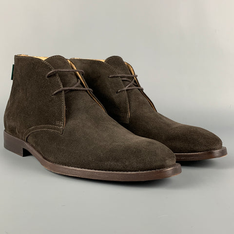 PS by PAUL SMITH Size 8 Brown Leather Lace Up Chukka Boots
