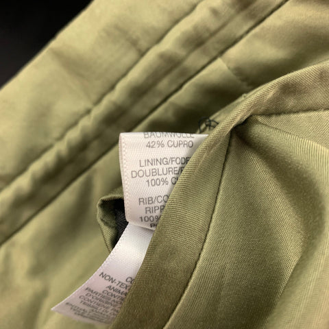 PAUL SMITH Size 32 Olive Cotton / Cupro Drawstring Casual Pants
