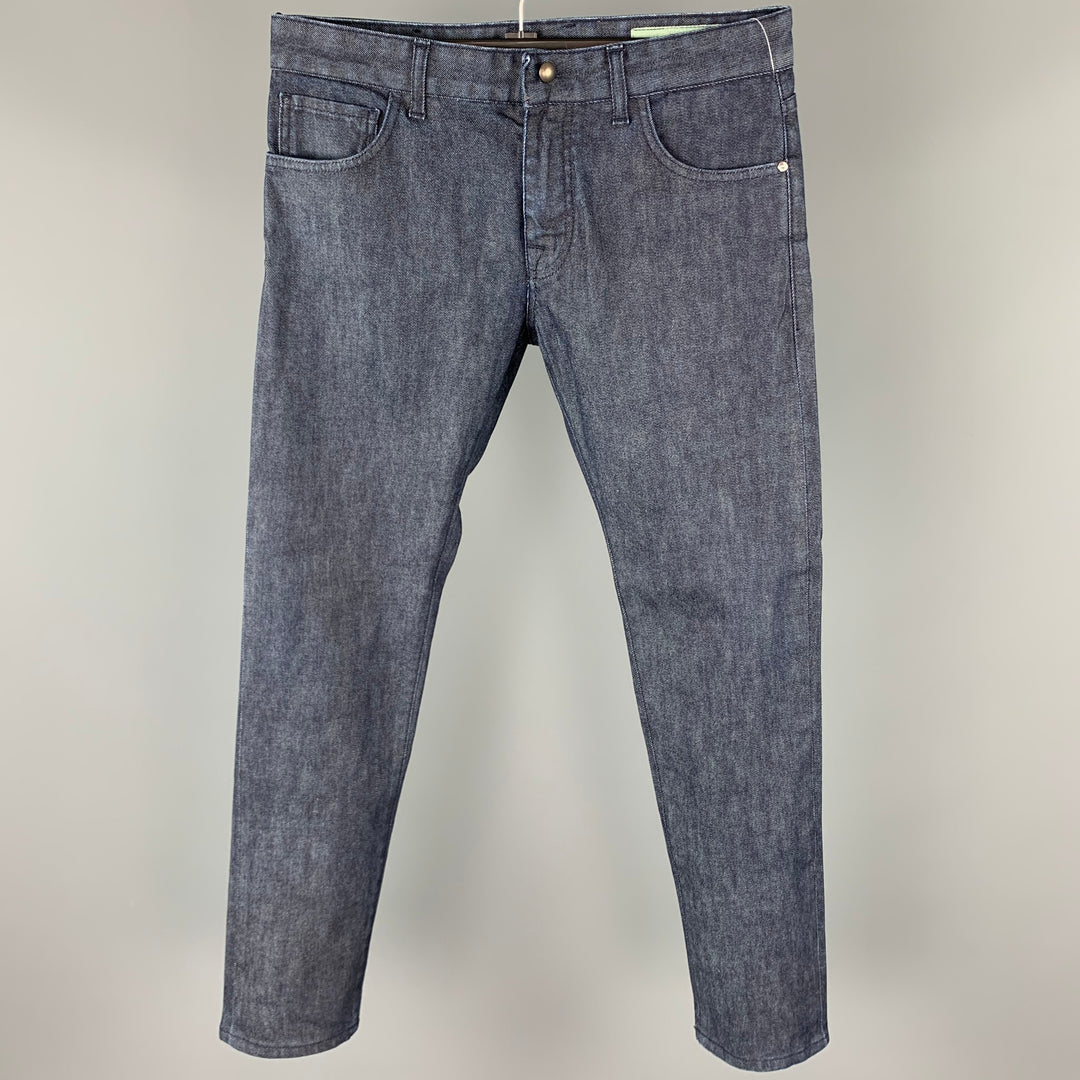 ENTRE AMIS Size 31 Indigo Denim Zip Fly Jeans