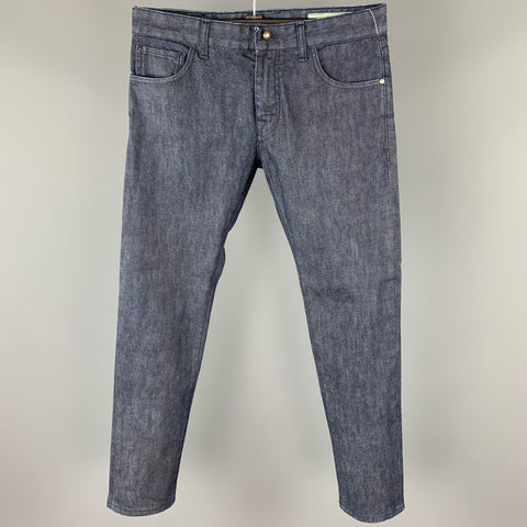 ENTRE AMIS Size 31 Indigo Denim Zip Fly Jeans