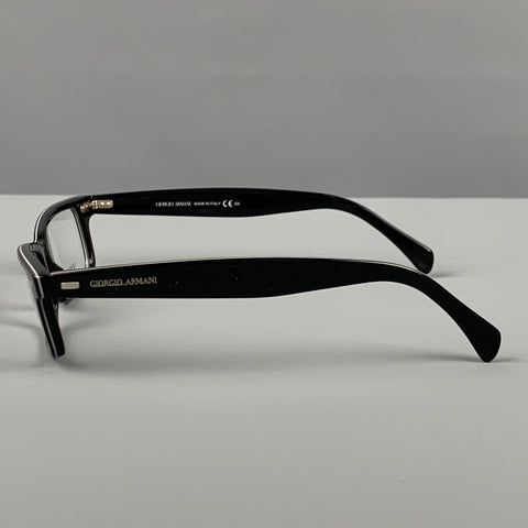 GIORGIO ARMANI Black Acetate Frames
