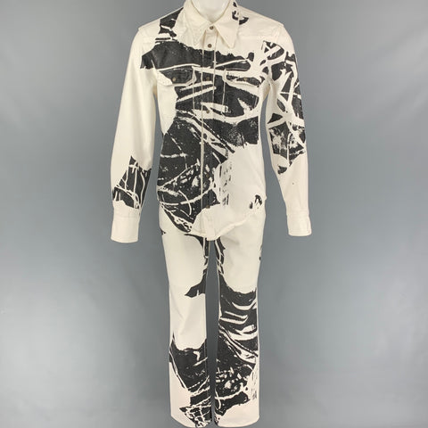 CALVIN KLEIN 205W39NYC x Andy Warhol Size M White Black Print Cotton Set