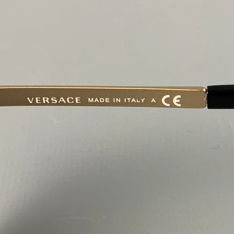 VERSACE Gold Metal Sunglasses