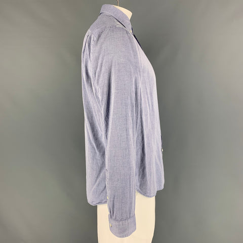 ALEX MILL Size L Light Blue Cotton Button Down Long Sleeve Shirt