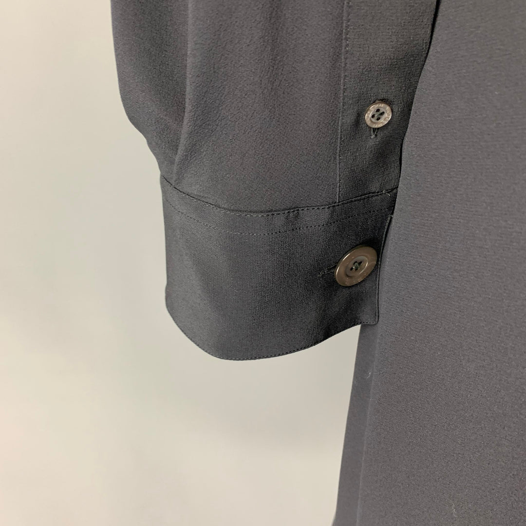 VIKTOR & ROLF Size 10 Black Silk Dress