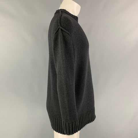 R13 Size XS Charcoal Oversized Acrylic Wool Oversized Sweater