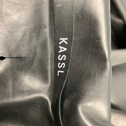 KASSL Size XL Black Cotton Blend Coat