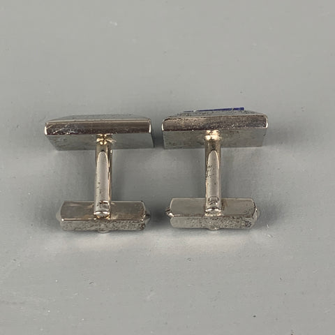 TED BAKER Blue Silver Tone Cuff Links