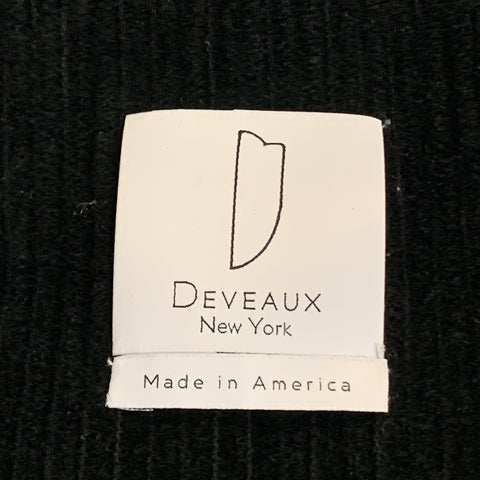 DEVEAUX New York Size XL Black Corduroy Zip Up Jacket
