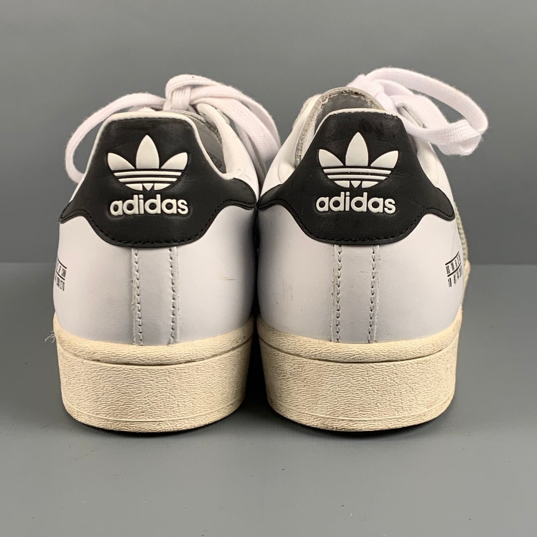 adidas gazelle silver green womens ADIDAS Size 10 White Beige Leather Low Top Sneakers – Sui Generis Designer  Consignment